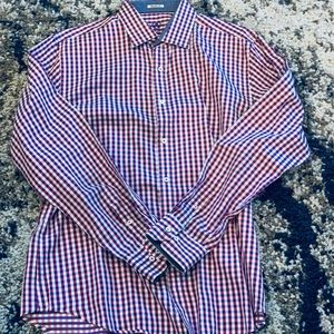 Plaid colorful dress shirt